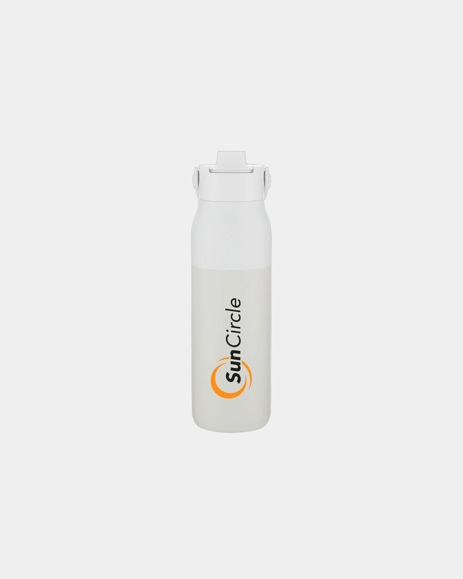Custom stainless steel LARQ 34 oz insulated water bottle - White